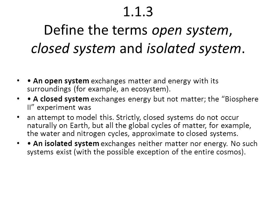 Topic 1 Systems and models. ppt download